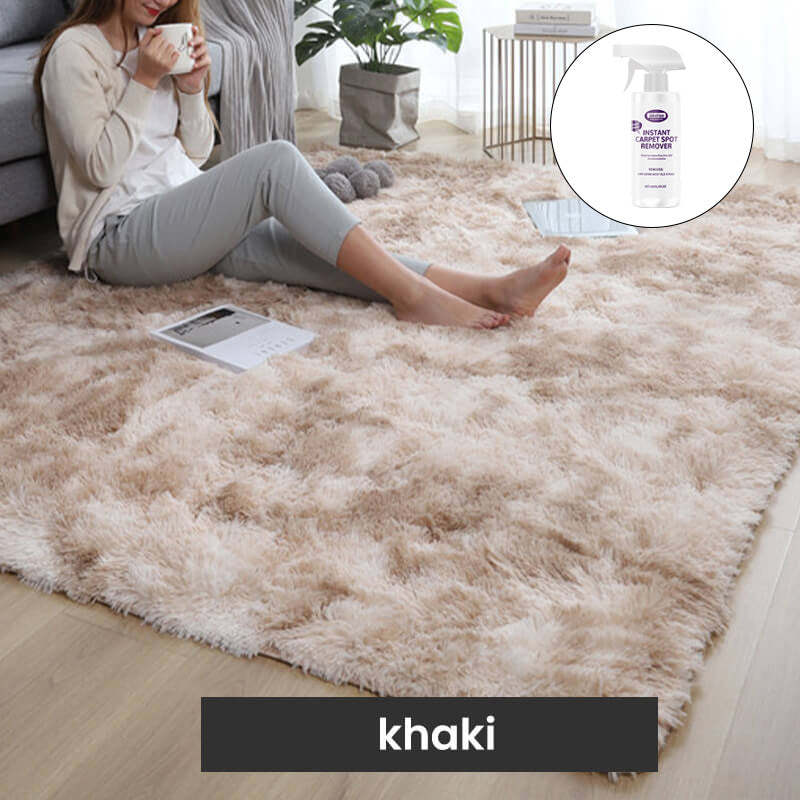 🔥 Gradient Color Plush Floor Mat