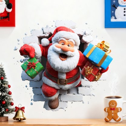 🎁🎄Christmas Sale 49%🎅Fun Santa Claus Magic Wall Stickers