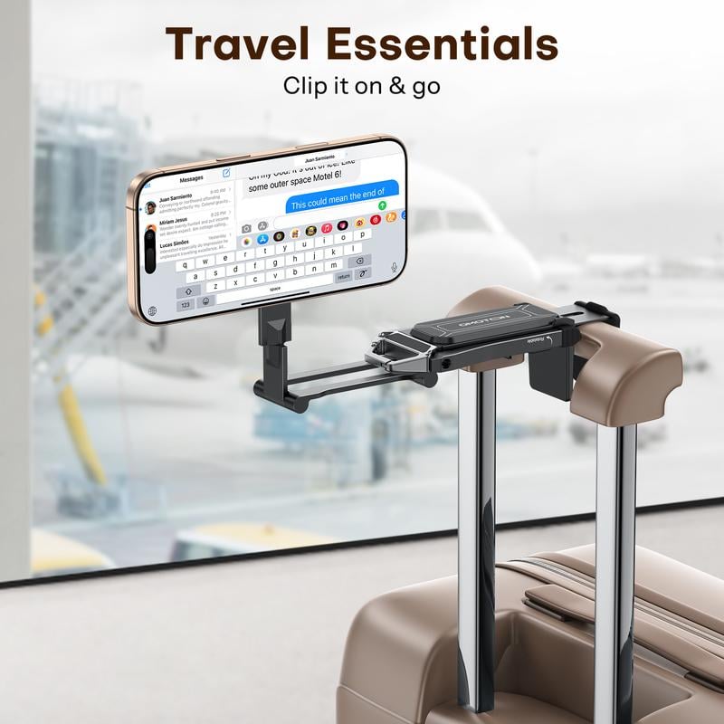MagSafe-Compatible 4-in-1 Travel Tripod & Clamp Mount