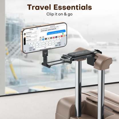 MagSafe-Compatible 4-in-1 Travel Tripod & Clamp Mount