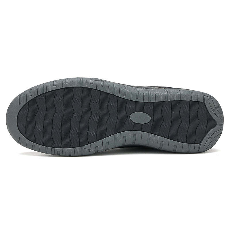 Men's Genuine Leather Walking Shoes - Maximum Support, Wide Toe Box with Arch Support