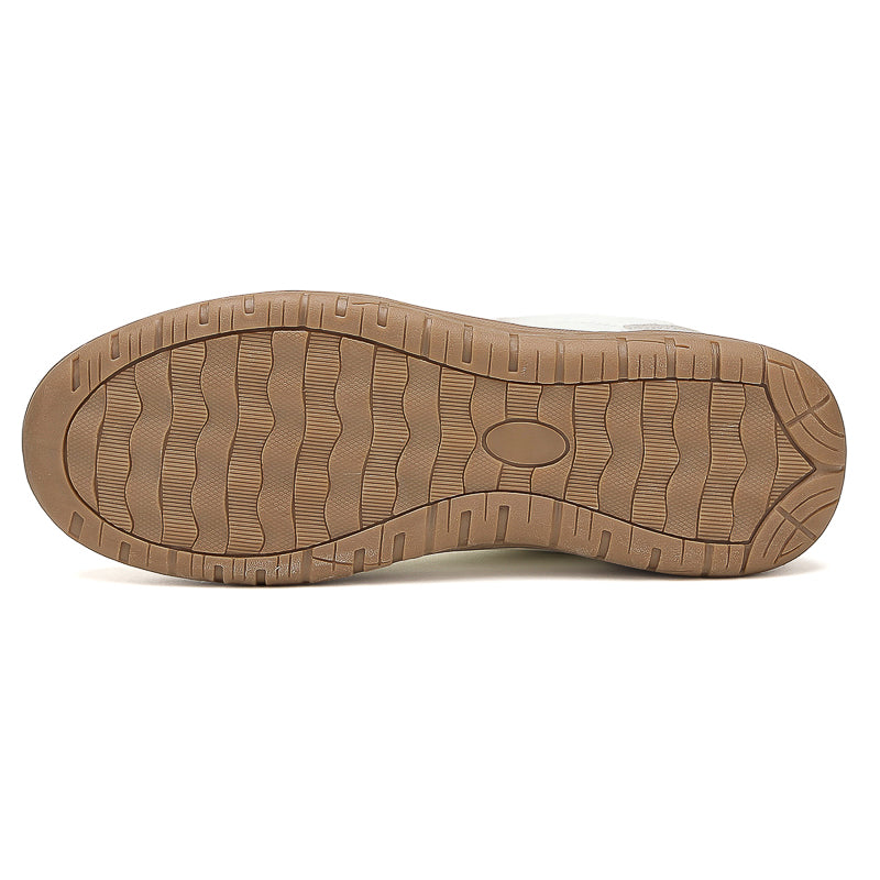 Men's Genuine Leather Walking Shoes - Maximum Support, Wide Toe Box with Arch Support