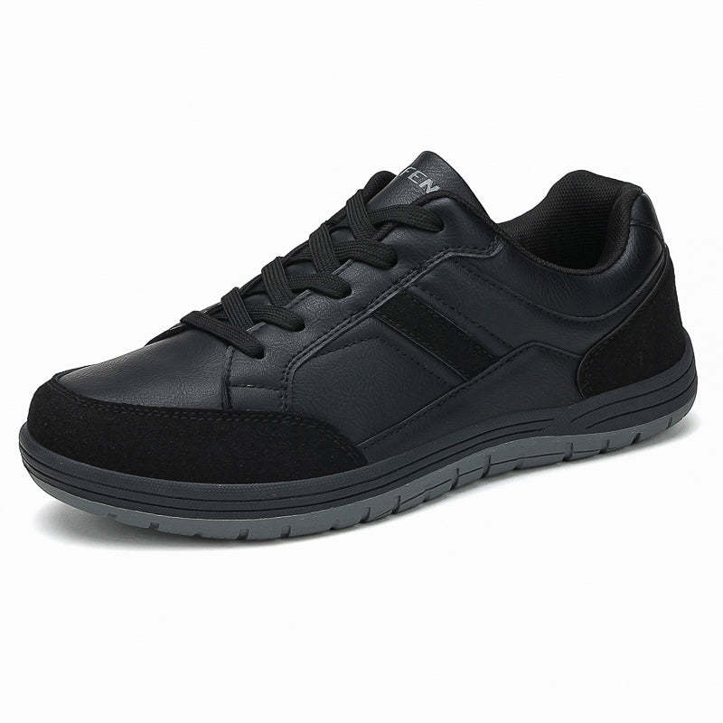 Men's Genuine Leather Walking Shoes - Maximum Support, Wide Toe Box with Arch Support