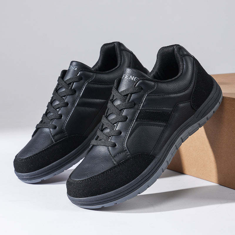 Men's Genuine Leather Walking Shoes - Maximum Support, Wide Toe Box with Arch Support