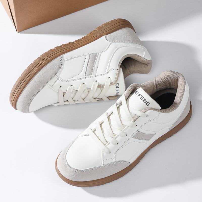 Men's Genuine Leather Walking Shoes - Maximum Support, Wide Toe Box with Arch Support