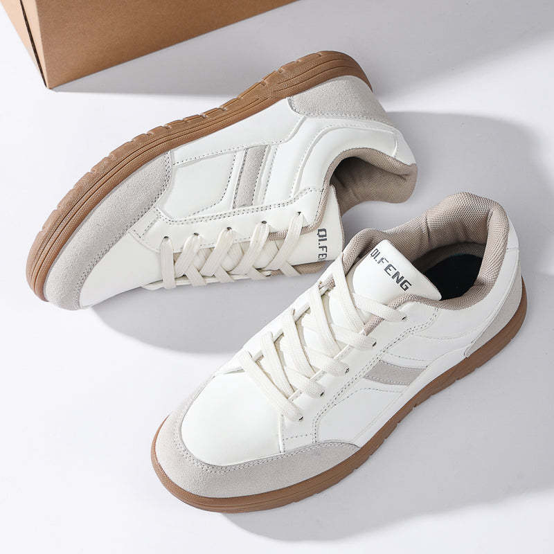 Men's Genuine Leather Walking Shoes - Maximum Support, Wide Toe Box with Arch Support