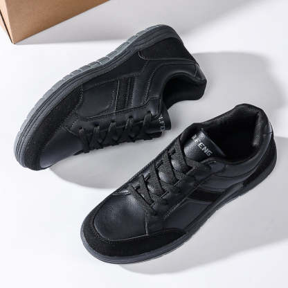 Men's Genuine Leather Walking Shoes - Maximum Support, Wide Toe Box with Arch Support
