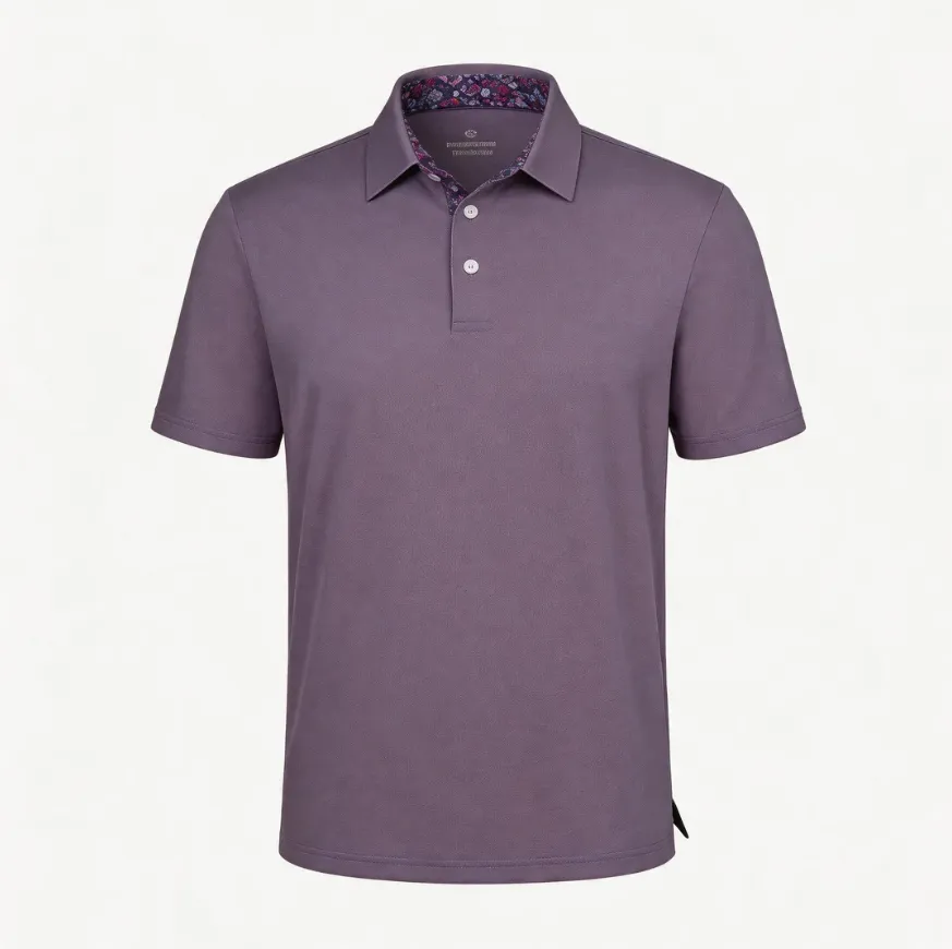 3-Pack Men's Performance Polo Shirts – Soft Breathable Cotton, 4-Way Stretch, Moisture-Wicking, Classic Collared for Work, Golf & Everyday Wear