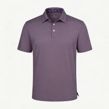 3-Pack Men's Performance Polo Shirts – Soft Breathable Cotton, 4-Way Stretch, Moisture-Wicking, Classic Collared for Work, Golf & Everyday Wear