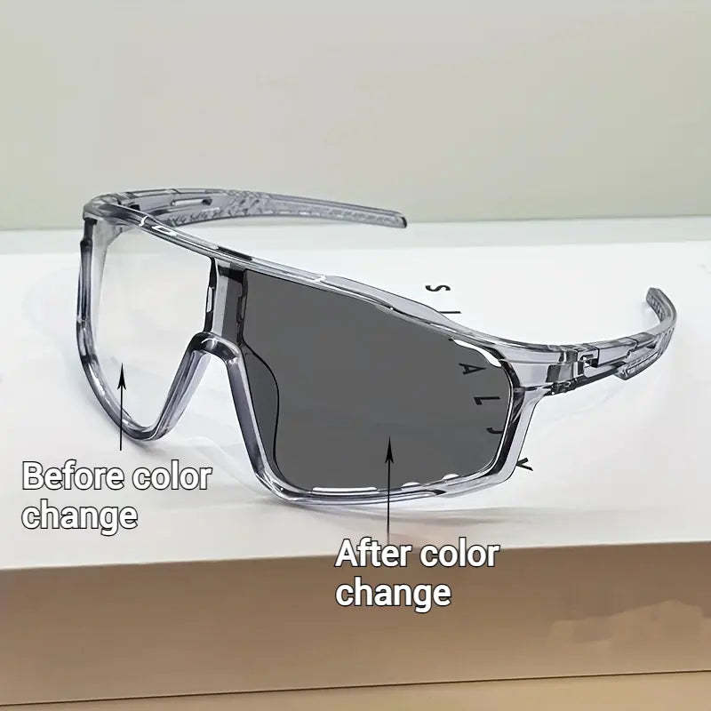 UV400 Photochromic Polarized Safety Glasses