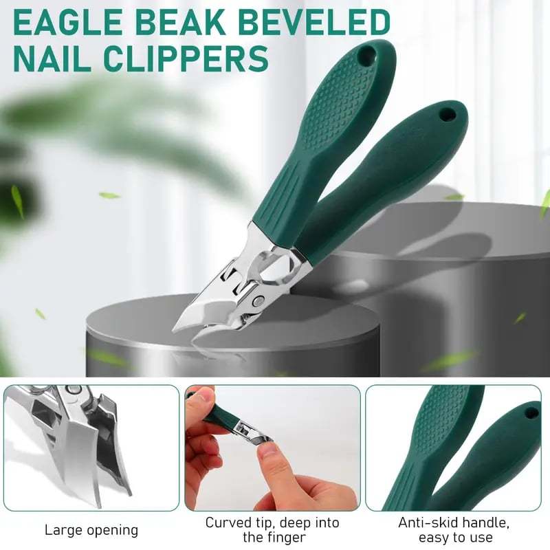 🦅 Eagle Beak Nail Clippers – Arthritis-Friendly for Thick Nails
