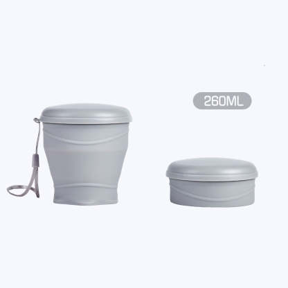 Collapsible Silicone Travel Cup with Lid