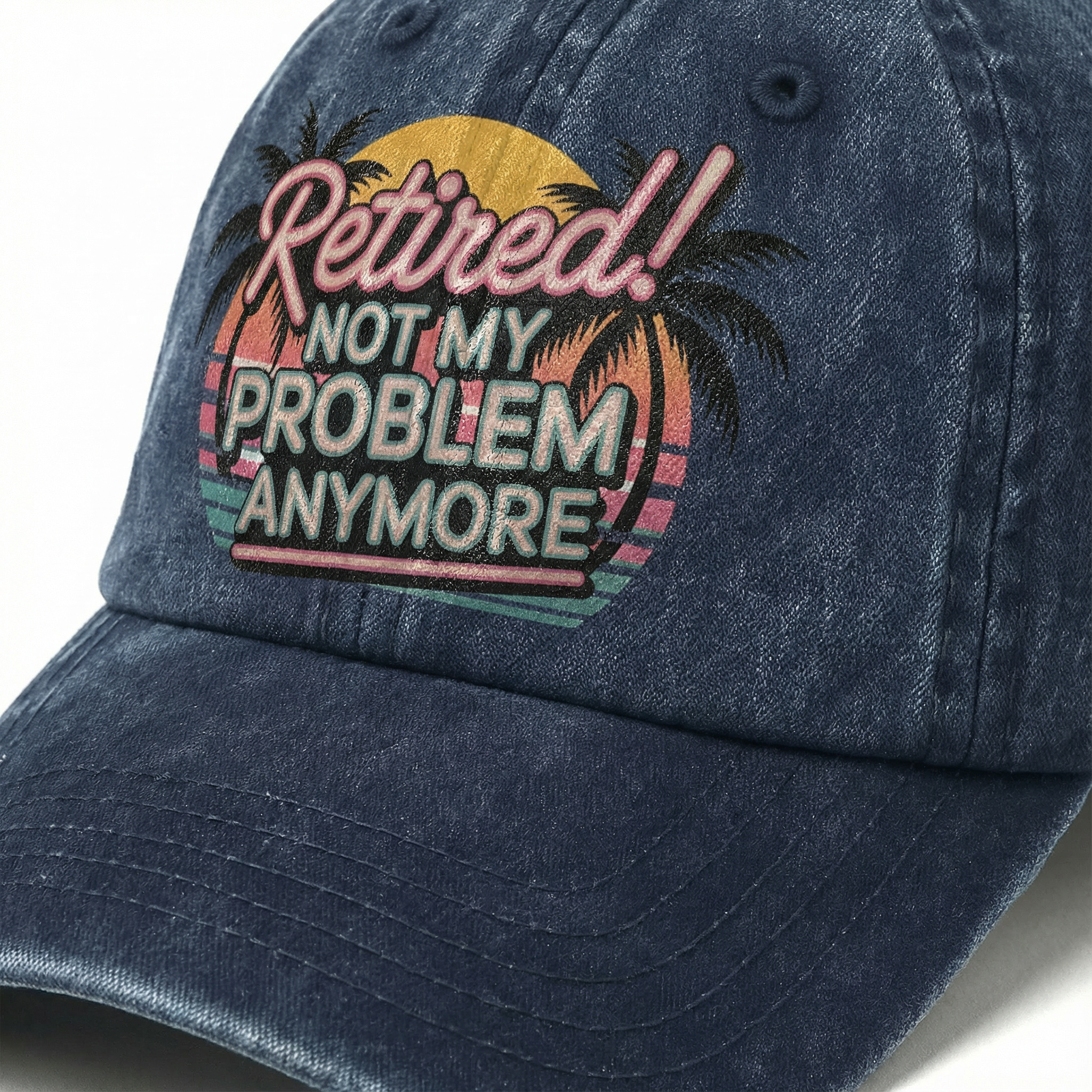 The "Out of Office" Neon Vibe Chill Cap