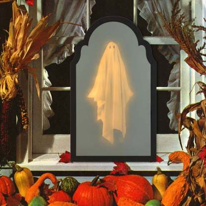 2025 Halloween Hologram Ghost Mirror, Spooky Scary Ghosts for Halloween Decor Indoor, Halloween Room Decor, Hallowmas Party Supplies