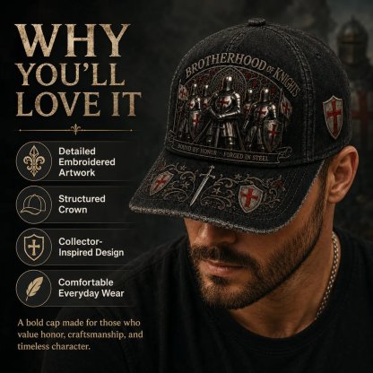 ⚔️ Brotherhood Of Knights Honor Cap 🎁