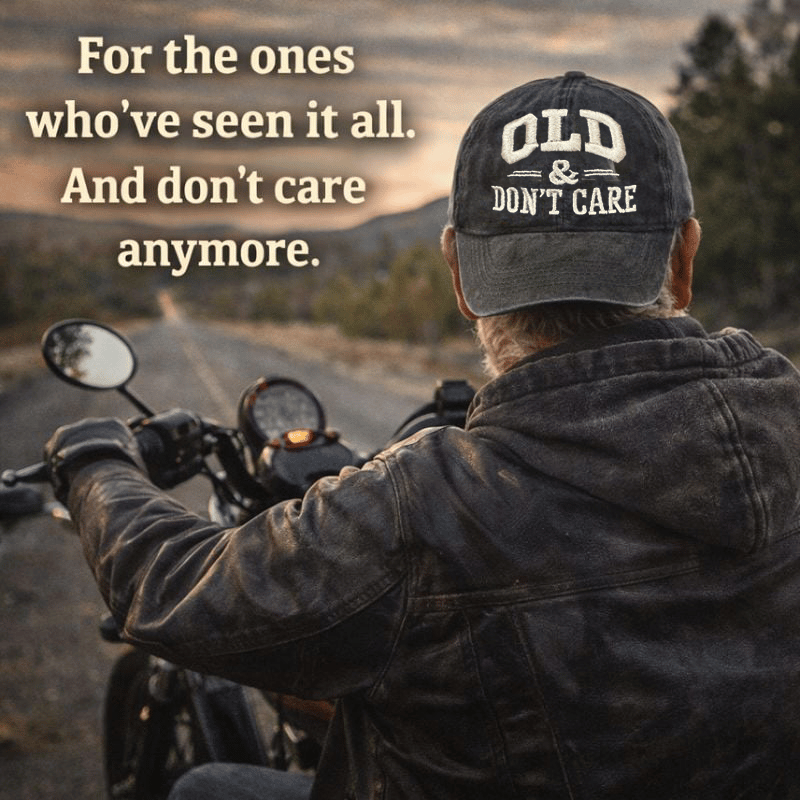 🧢 2026 New Year Hot Sale |  Vintage Distressed “OLD & DON’T CARE” Cap
