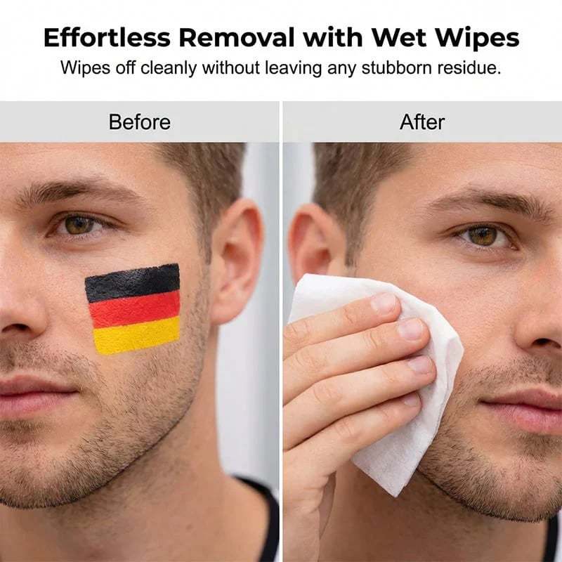🏆Buy 1 get 1 free🎉National Flag Face Paint Stick for Sports Fans! ⚽