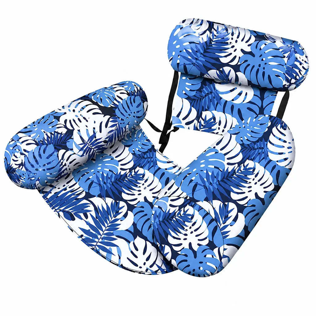 Inflatable Pool Float Lounge Chairs – Heavy Duty Adult Blow-Up Water Noodles