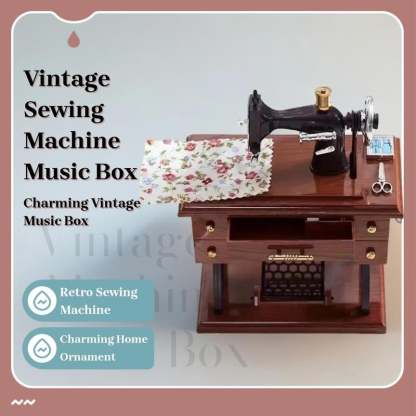LAST DAY SALE 49% OFF💥Vintage Sewing Machine Design Music Box🎶