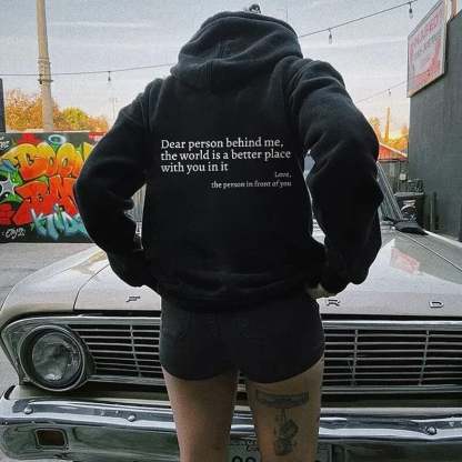 ⏰Historical Lowest Price: Save 49% 'Dear Person Behind Me' Sweatshirt(🎁BUY 2 FREE SHIPPING)