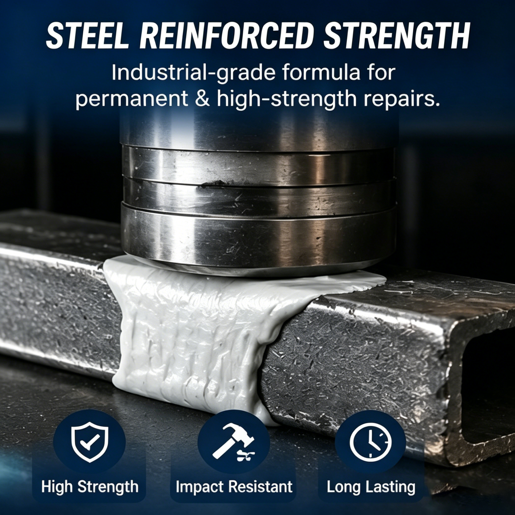 💥SAVE 49% NOW🏠Steel Reinforced Epoxy Repair Putty — Universal Glue for Metal, Wood, Plastic