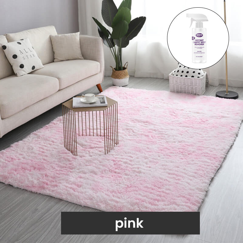 🔥 Gradient Color Plush Floor Mat