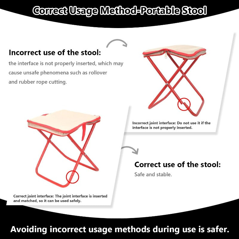 Heavy Duty Portable Outdoor Stool