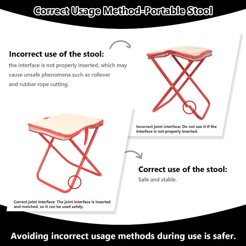 Heavy Duty Portable Outdoor Stool