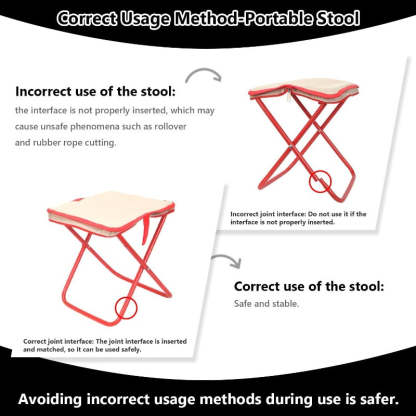 Heavy Duty Portable Outdoor Stool