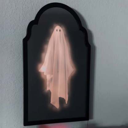 2025 Halloween Hologram Ghost Mirror, Spooky Scary Ghosts for Halloween Decor Indoor, Halloween Room Decor, Hallowmas Party Supplies