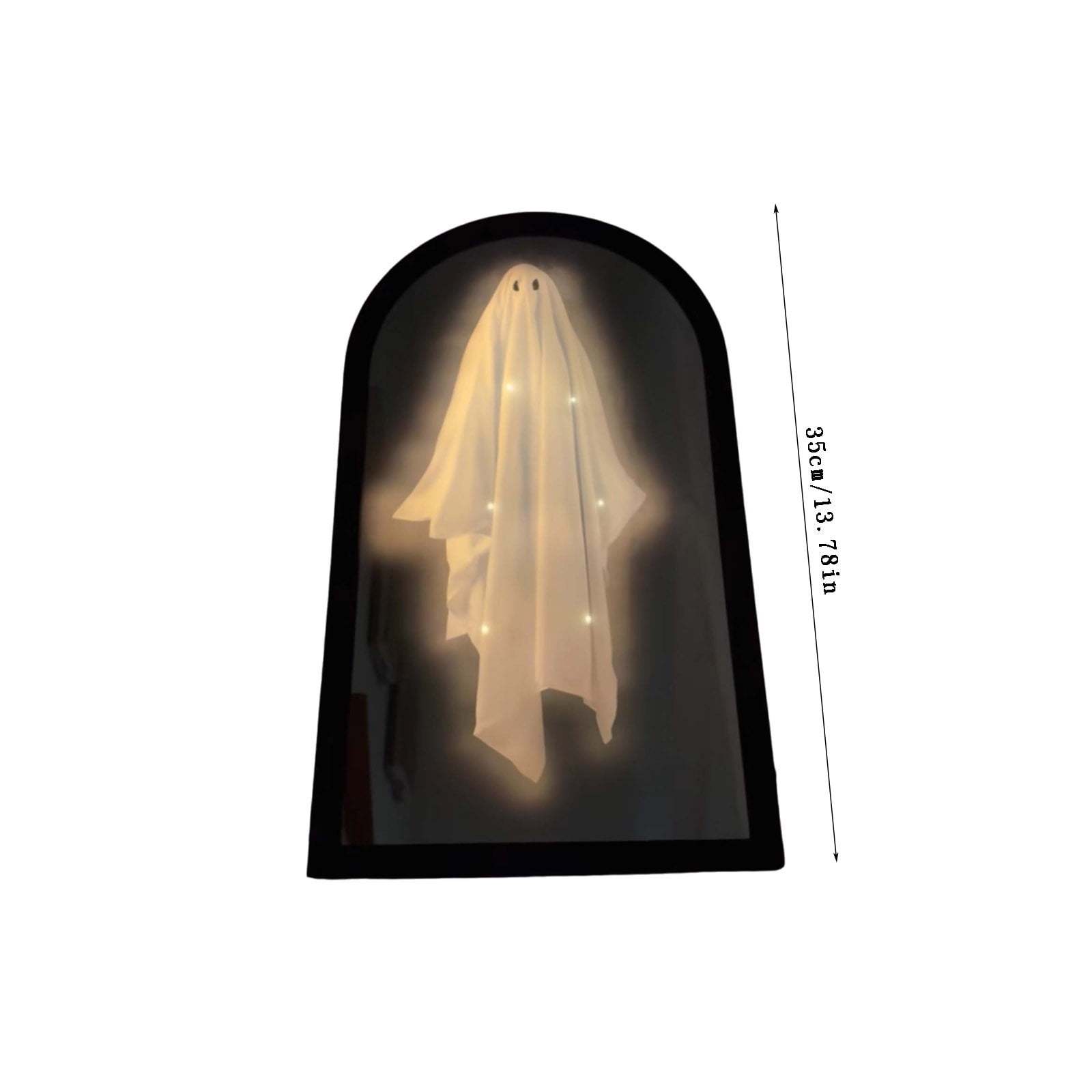 2025 Halloween Hologram Ghost Mirror, Spooky Scary Ghosts for Halloween Decor Indoor, Halloween Room Decor, Hallowmas Party Supplies