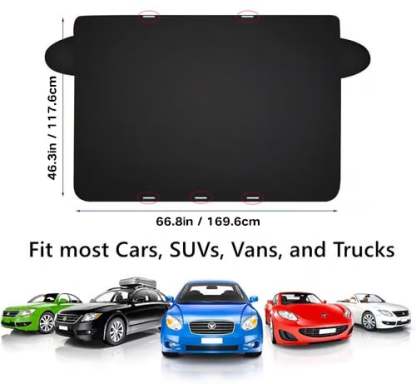 🛡️2025 Upgraded Car Windshield Magnetic Snow Cover