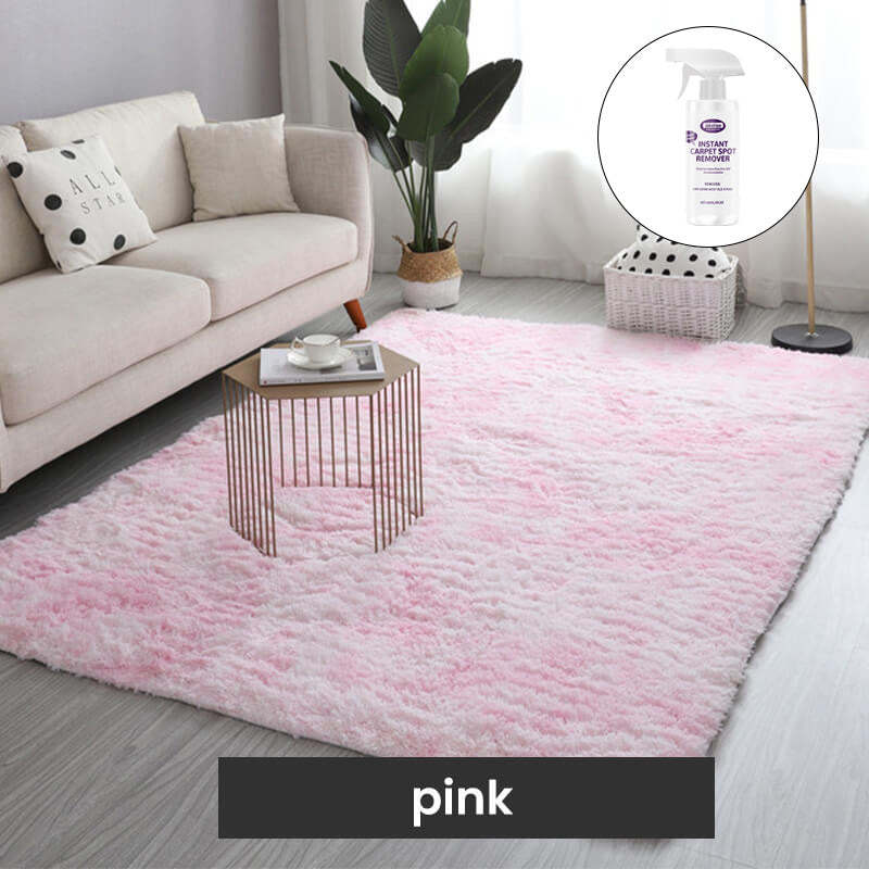 🔥 Gradient Color Plush Floor Mat