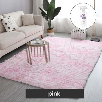 🔥 Gradient Color Plush Floor Mat