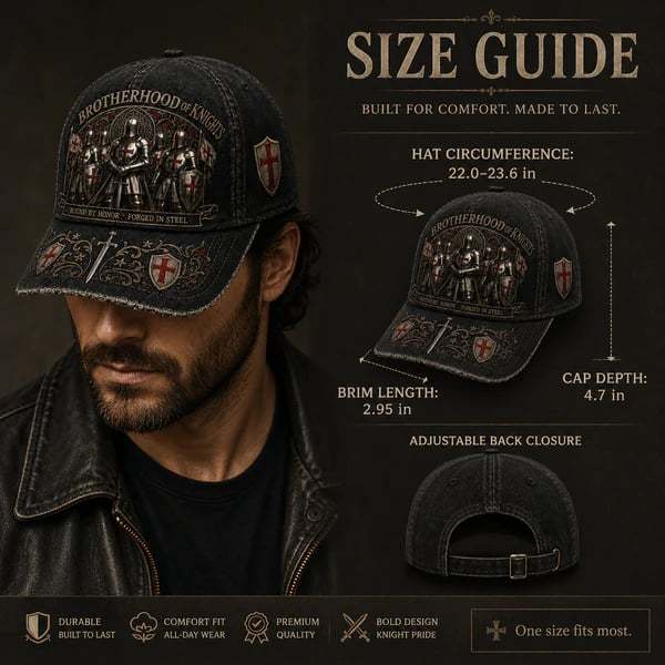 ⚔️ Brotherhood Of Knights Honor Cap 🎁