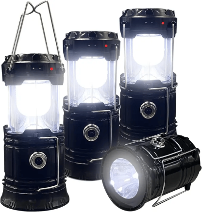 Collapsible LED Camping Lanterns Lightweight Solar