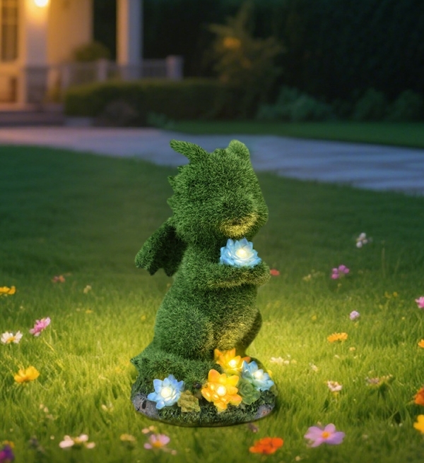 Almost Gone-💥2025 New Flocked Solar Garden Gnome Lantern