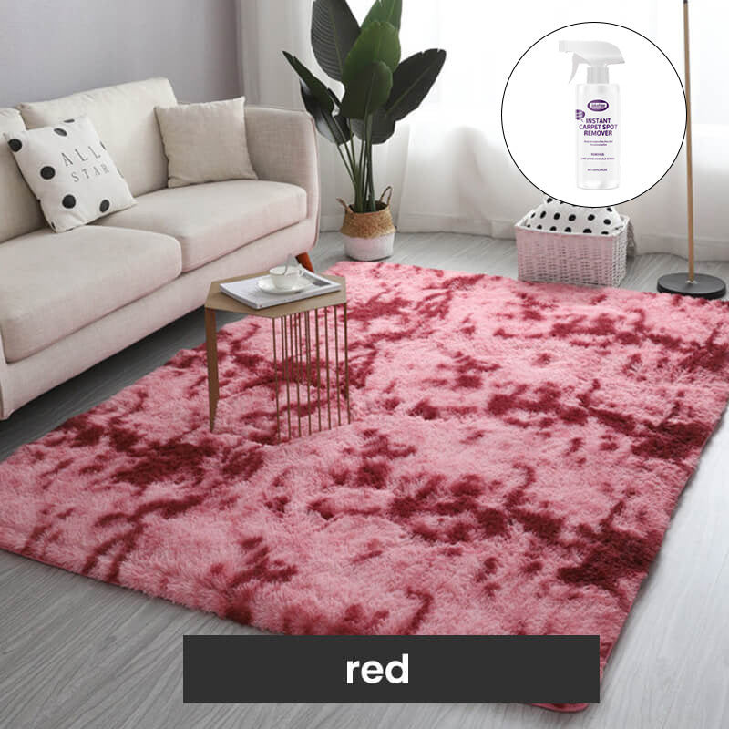 🔥 Gradient Color Plush Floor Mat