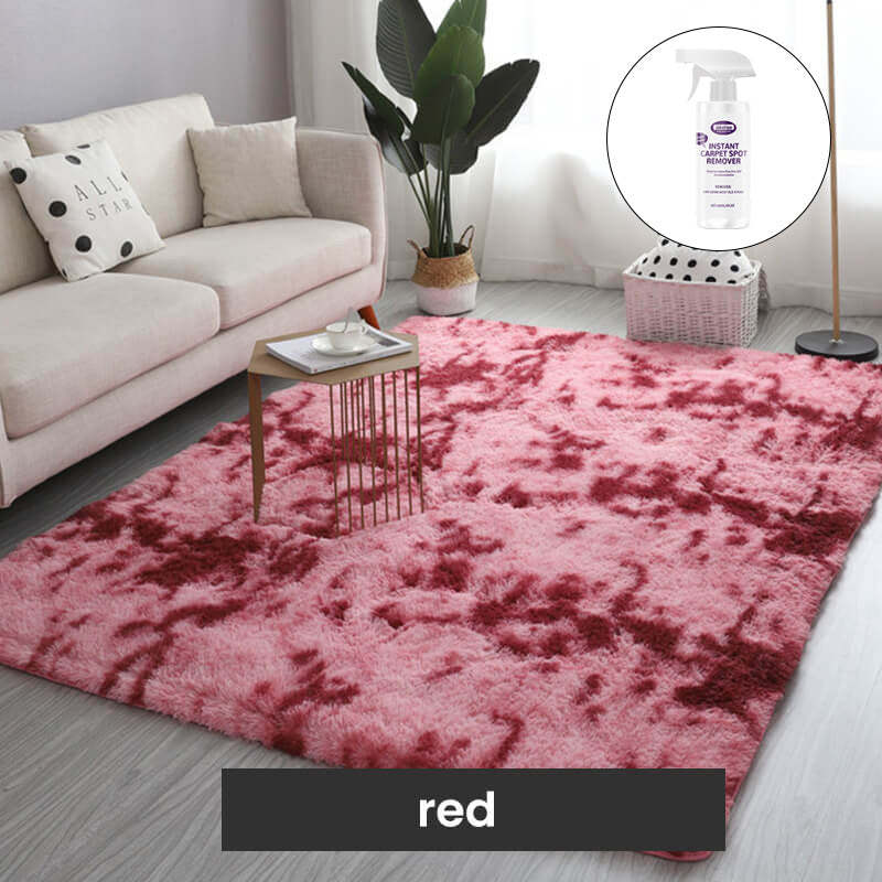 🔥 Gradient Color Plush Floor Mat