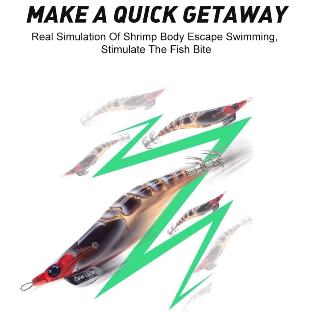 Premium Squid Jigs – Fishing Made Easy! - Kit 3pcs or 6pcs