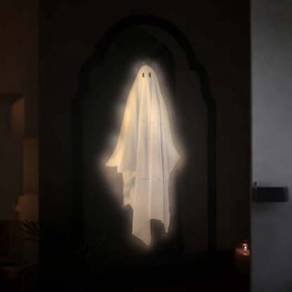 2025 Halloween Hologram Ghost Mirror, Spooky Scary Ghosts for Halloween Decor Indoor, Halloween Room Decor, Hallowmas Party Supplies