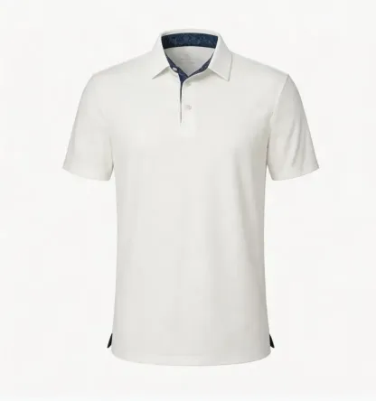 3-Pack Men's Performance Polo Shirts – Soft Breathable Cotton, 4-Way Stretch, Moisture-Wicking, Classic Collared for Work, Golf & Everyday Wear