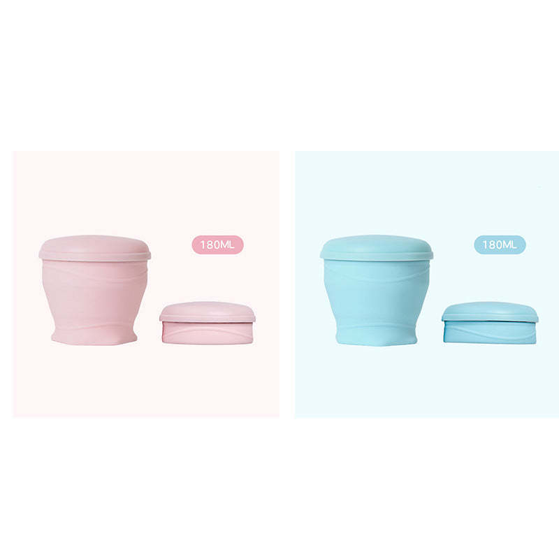 Collapsible Silicone Travel Cup with Lid