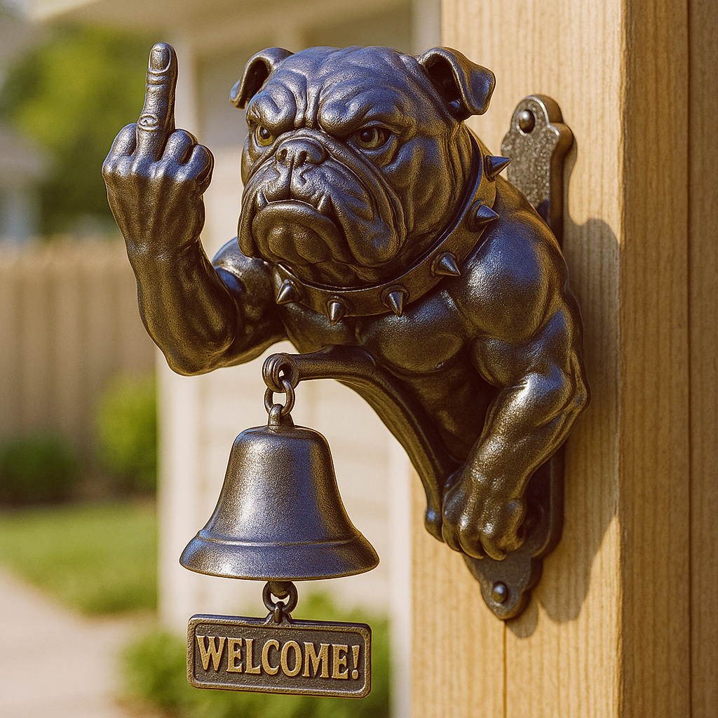 🏆2026 Spring Promotion 50% OFF🐶Funny Bulldog Doorbell🎁