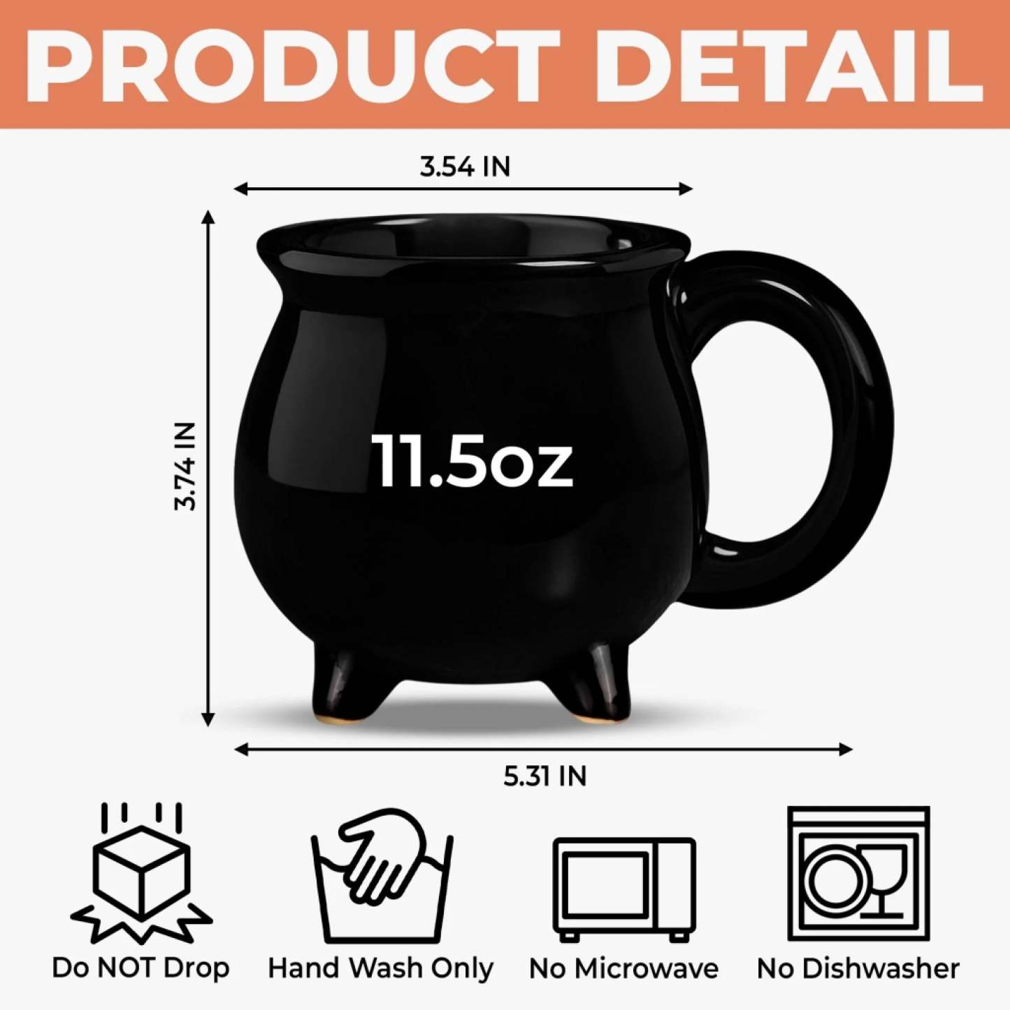 Custom Witch Cauldron Coffee Mug - Personalized Halloween Witchy Gifts For Besties, Sisters, BFF, Family, Yourself - Witching You A Wicked Brew