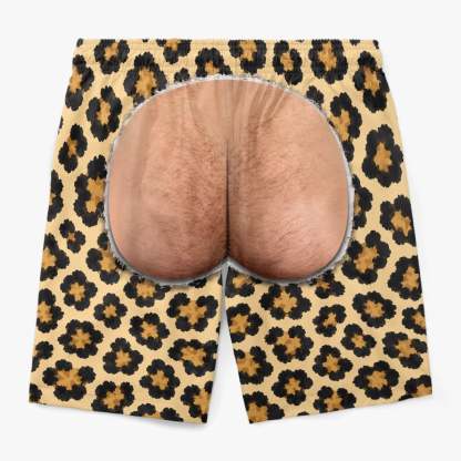 Custom Funny Men Swim Trunks - Personalized Summer Vacation And Travel Gifts For Husband, Son, Grandson, Yourself - Cheeky Mode On