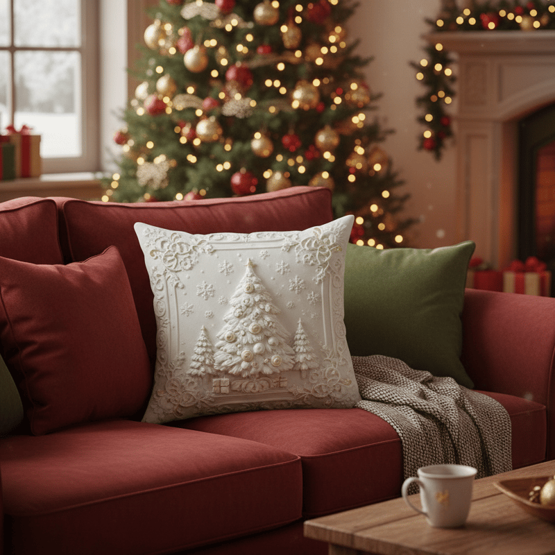 🎄Christmas Sale 35% OFF🔥Christmas Themed Cushion Cover