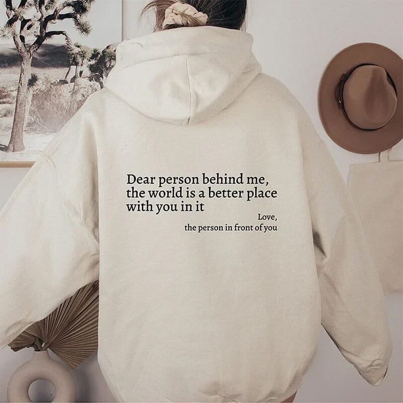 ⏰Historical Lowest Price: Save 49% 'Dear Person Behind Me' Sweatshirt(🎁BUY 2 FREE SHIPPING)