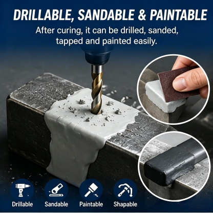 💥SAVE 49% NOW🏠Steel Reinforced Epoxy Repair Putty — Universal Glue for Metal, Wood, Plastic
