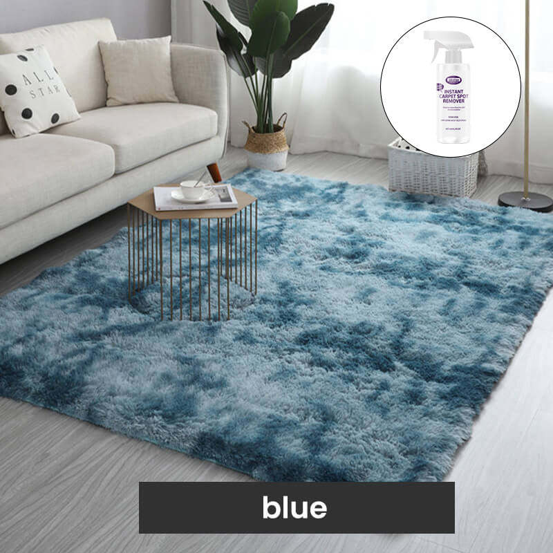 🔥 Gradient Color Plush Floor Mat